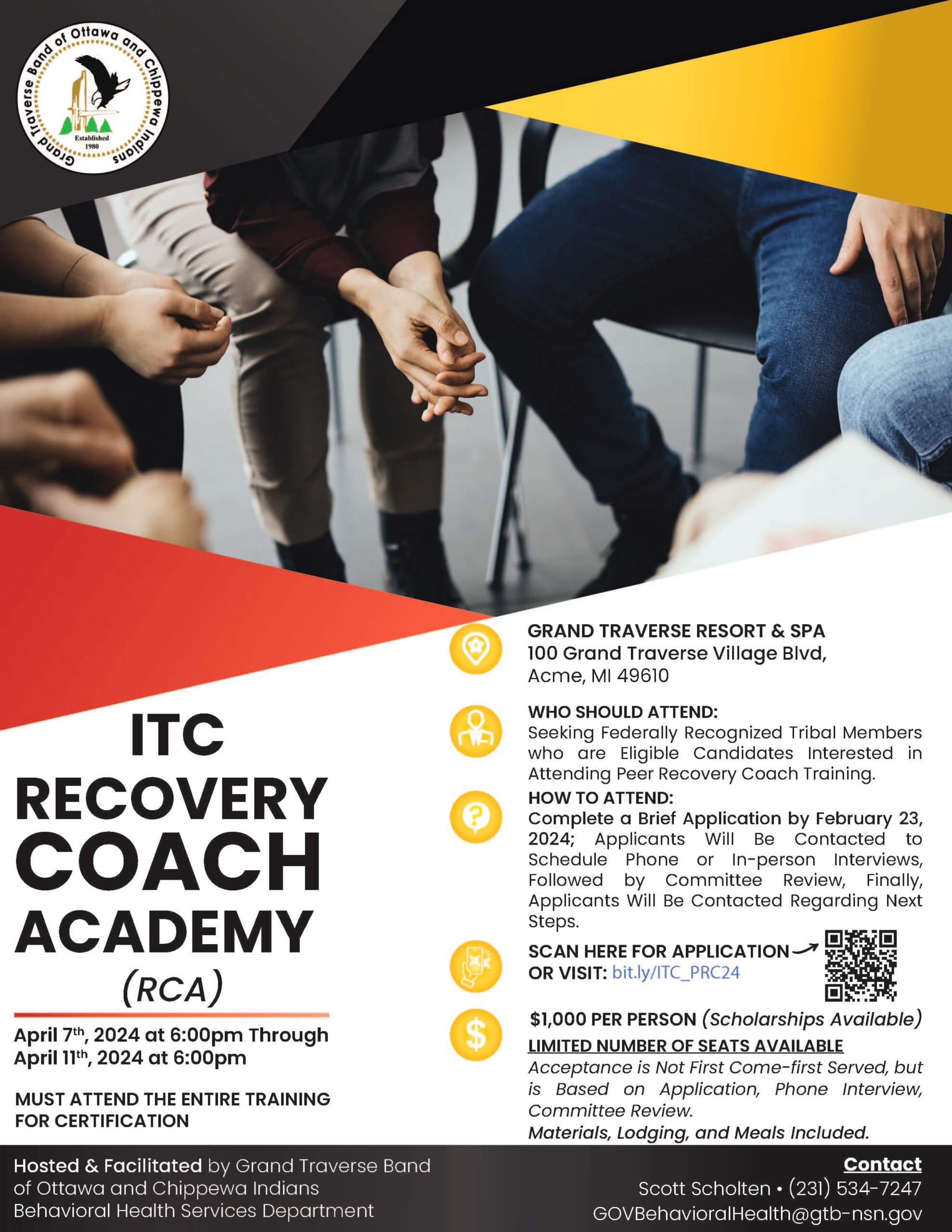 April 7 – 11, 2024 Recovery Coach Academy