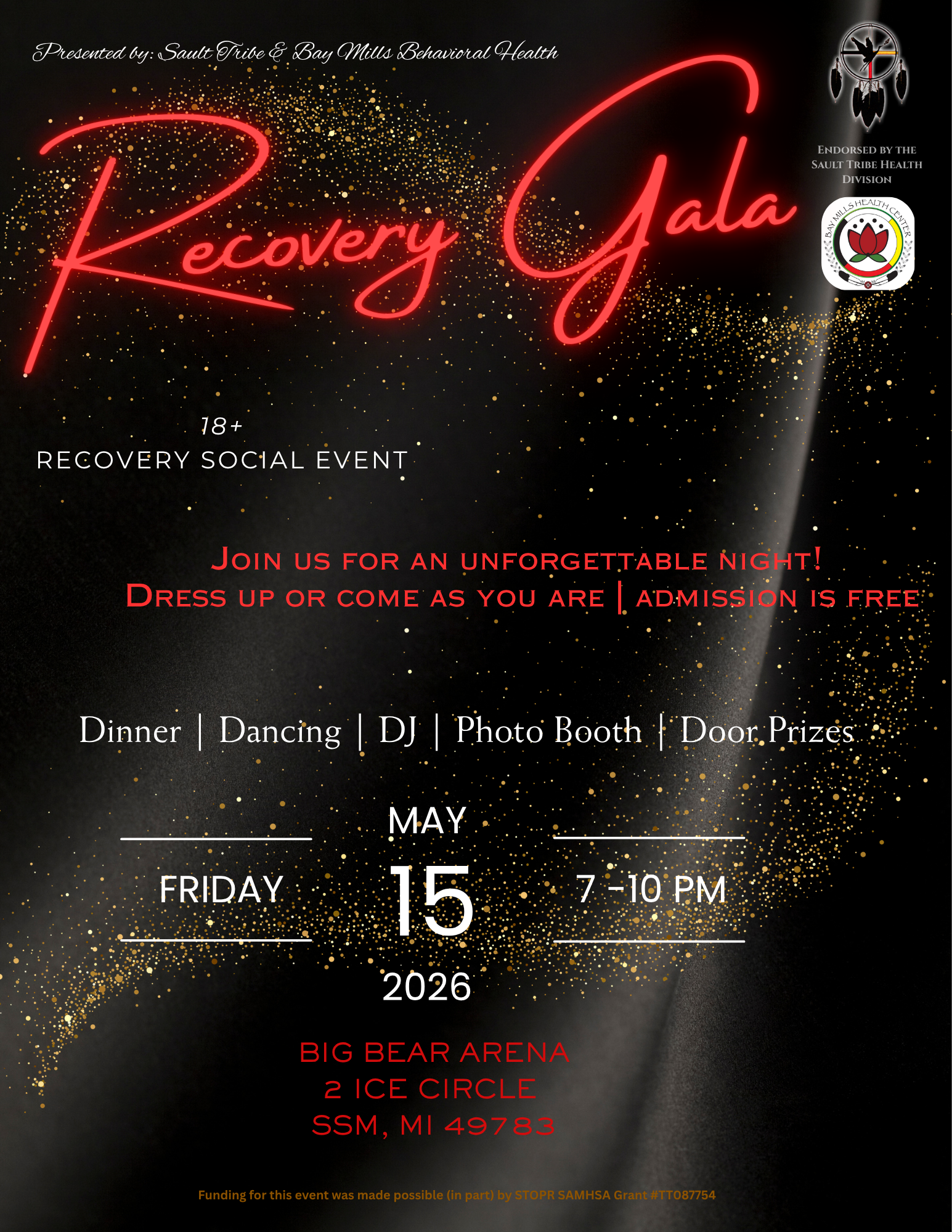 Recovery Gala 18+ Recovery Social Event